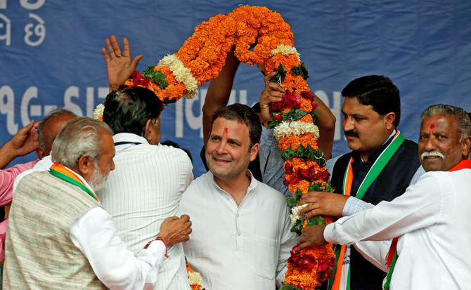 India’s Congress party names Rahul Gandhi president