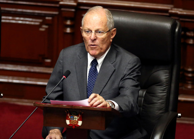 Peru president defeats bid to oust him by 8 votes in Congress