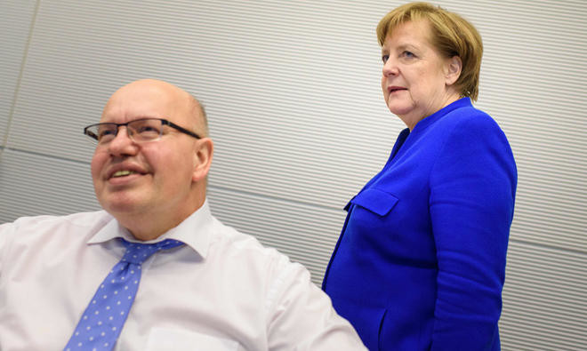 Left-wing German Social Democrats lobby against Merkel alliance