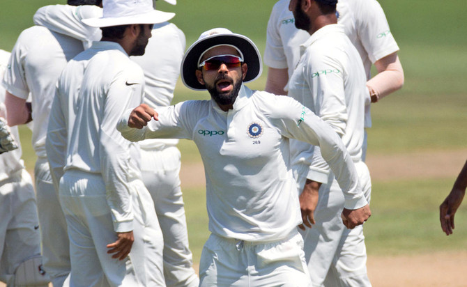 Virat Kohli fined for complaining to umpire and throwing ball