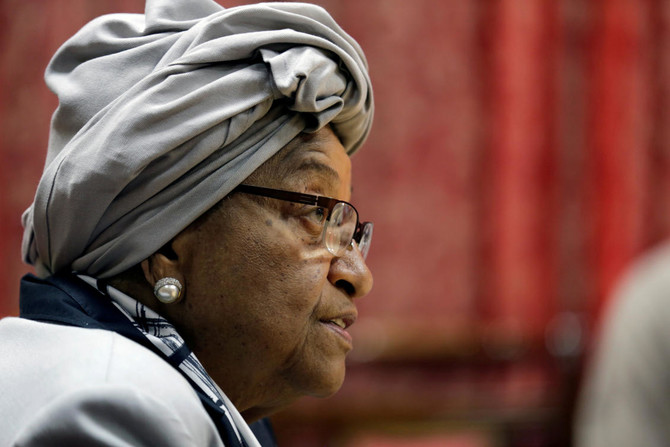 Liberia president rejects her expulsion from political party