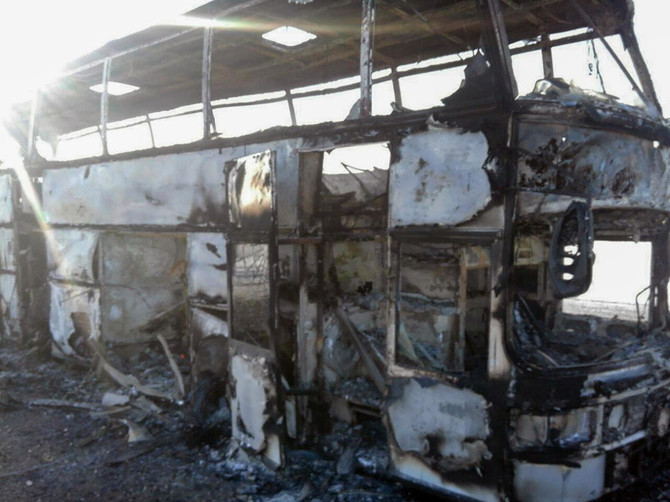 52 people killed in Kazakhstan bus fire