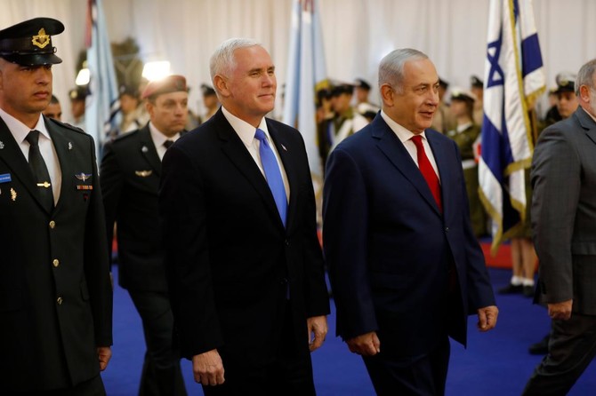 US Vice President Pence meets Israeli PM Netanyahu during Jerusalem visit