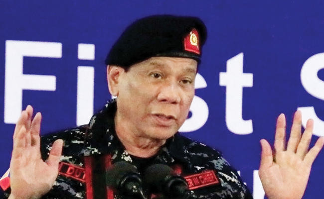 ‘Shoot me’ if I become a dictator: Duterte tells troops to protect constitution