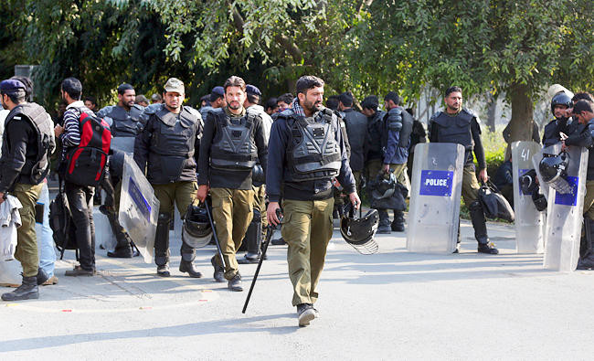 Pakistani principal shot dead by student over blasphemy dispute