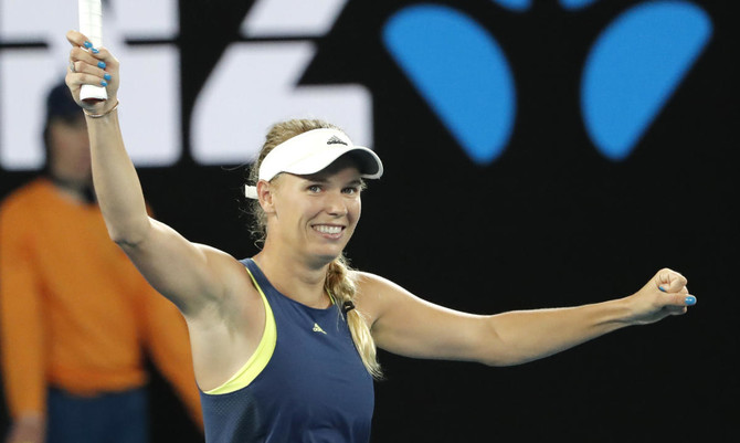 ‘Excited’ Caroline Wozniacki stutters into Australian Open semifinal