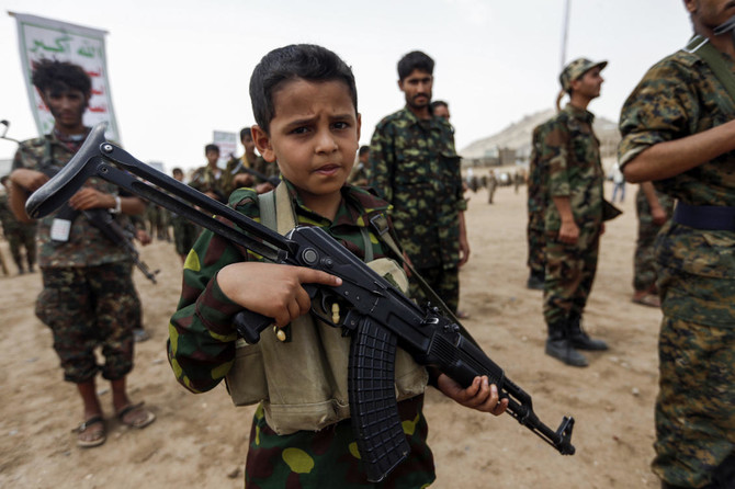 Arab coalition in Yemen hands over child-soldiers forced to fight by Houthi terrorists