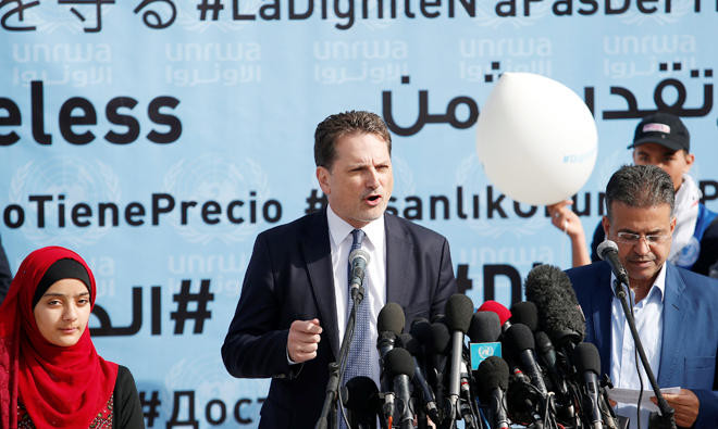 UNRWA chief slams ‘political dimension’ of US aid cut to Palestinians