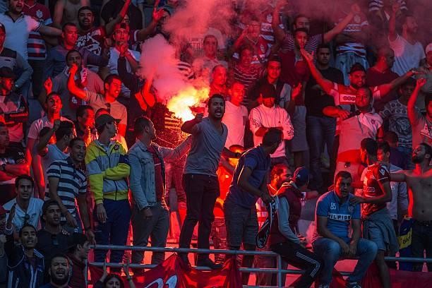 38 police hurt in Tunisia football violence